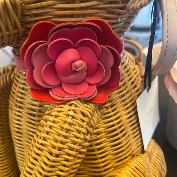 Kate Spade Rambling Roses Wicker Monkey - Picture 4 of 9